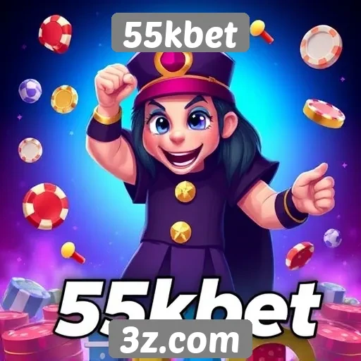 Variedade de jogos disponíveis no 55kbet